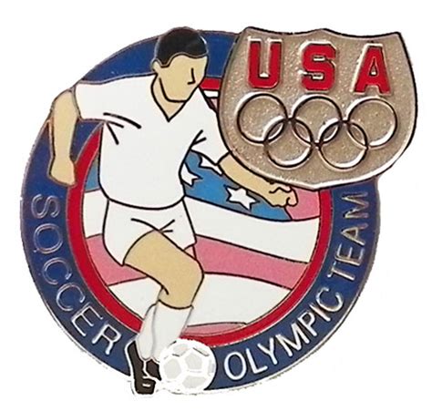 Usa Olympic Team Athletes Soccer Pin