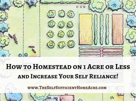 How To Homestead On One Acre Increase Your Self Reliance With 1 Acre