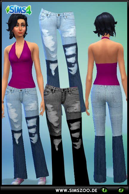 Blackys Sims 4 Zoo Jeans Hose By Nicy1 • Sims 4 Downloads