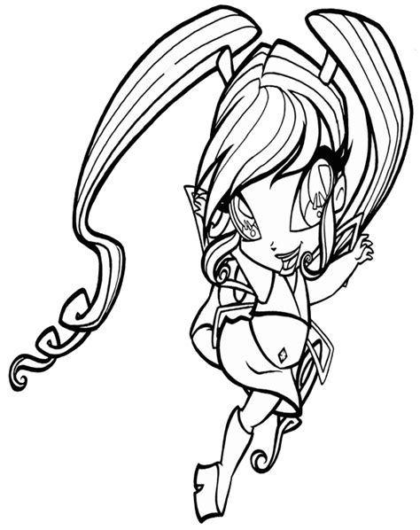 Winx Club All Colorear Pixies