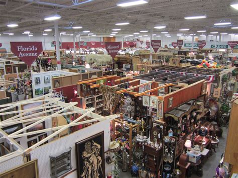 Over 46,000 sq feet of shopping at the Brass Armadillo Antique Mall in
