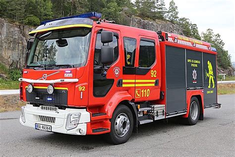 Ra 46364 Volvo Fl Appliance No92 Oslo Fire And Rescue Services Oslo
