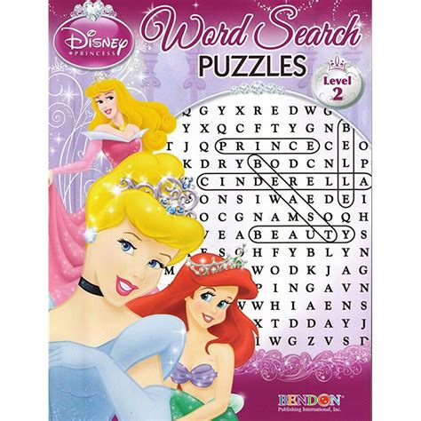 Disney Princess Word Search Puzzles Level 2