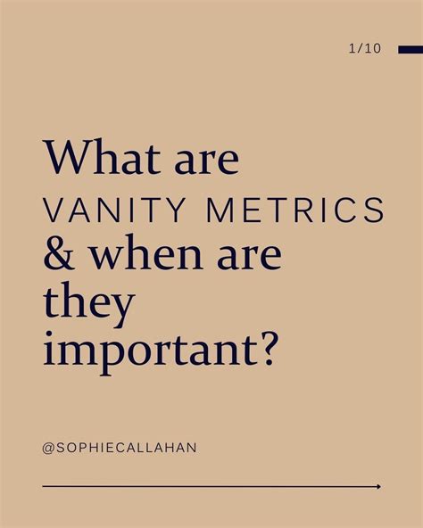 Sophie Callahan På Linkedin What Are ‘vanity Metrics’ And When Are They Aren T They Important On