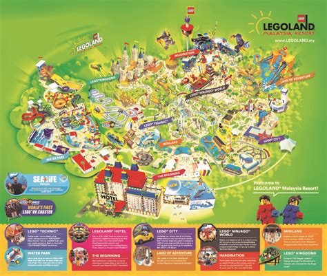 Legoland Theme Park Map