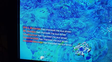 Do it before jumping off or you won't be able to do it anymore! Has Thanked The Bus Driver Fortnite