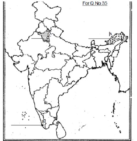 India Political Map White
