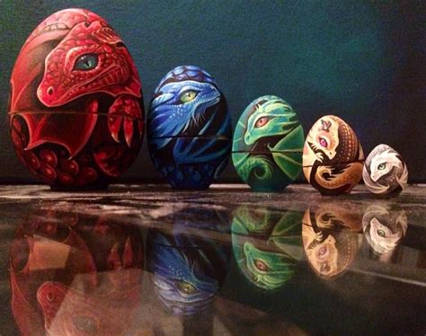 Dragon Nesting Eggs 960×758 Dragon Egg Painting