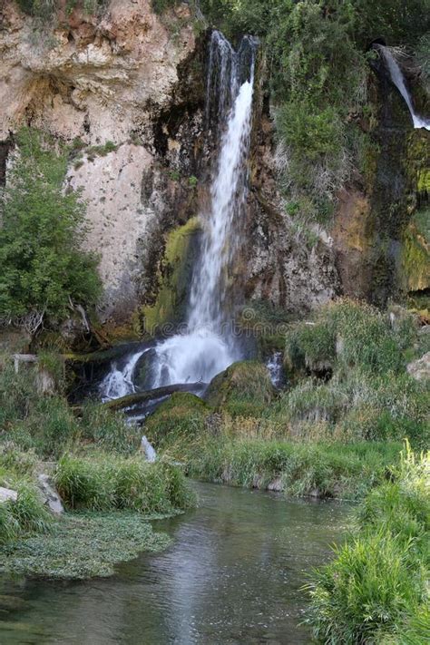 Rifle Falls State Park Colorado Stock Image Image Of Beauty Geology