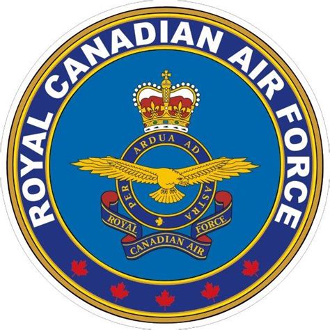Royal Canadian Air Force Rcaf Decals Bumper Stickers Labels By Miller Concepts