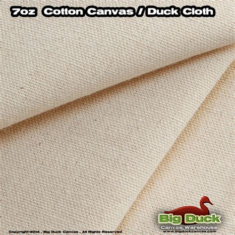 7 Oz Cotton Duck Cloth Wholesale By The Yard Natural