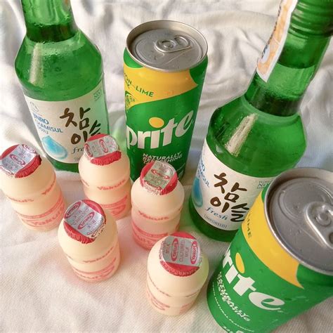 Yakult Soju Sprite Korean Drink Soju Drinks Alcoholic Drinks