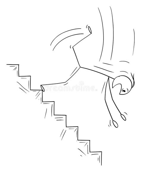 Down Falling Man Stairs Stock Illustrations 198 Down Falling Man Stairs Stock Illustrations