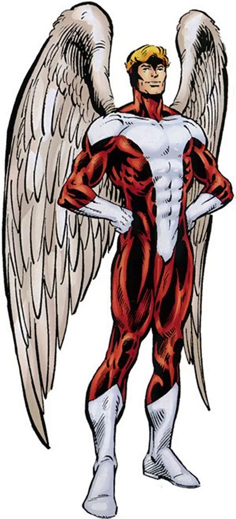 Angel X Men Marvel Comics Classic Costume Red And White Marvel Xmen Marvel Comic