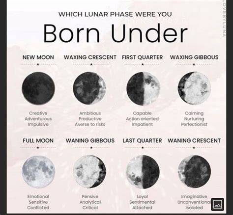 Phases Of The Moon Grimoire Page Lunar Calendar Book Of Shadows