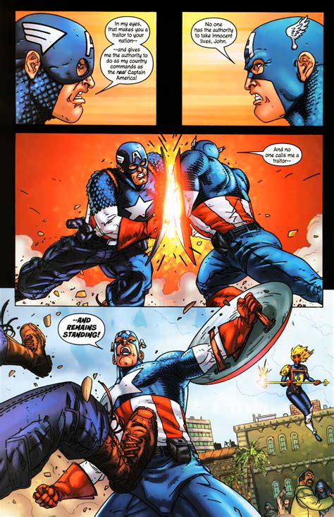 616 Captain America Vs Ultimate Captain America No Shields Battles