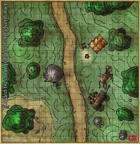 Dnd Encounter Forest Road Map Images And Photos Finder