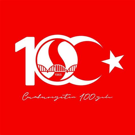 Cumhuriyetin 100 yılına özel logo Adapostası Gazetesi