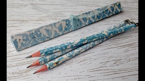 How To Make A Pretty Pencil Set Tutorial Part One Paper