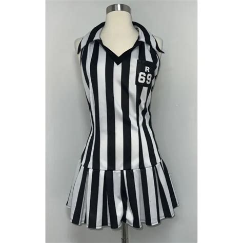 leg avenue womens game official sexy referee halloween costume dress m l cosplay 24 99 picclick