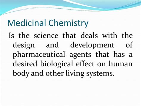 Ppt Pharmaceutical Medicinal Chemistry 1 Powerpoint Presentation
