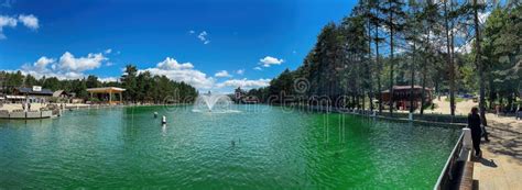 Zlatibor Serbia July 11 2022 Zlatibor Lake Famous Landmark In