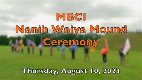 2023 Nanih Waiya Mound Ceremony Youtube