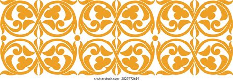 Traditional Pattern Minangkabau Ethnic West Sumatera Stock Vector