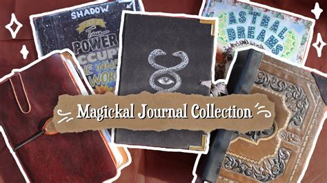 My Current Witchy Journals Magickal Books Collection Youtube