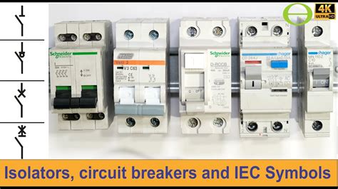 Iec Symbols Isolators Circuit Breakers Rccb Rcd Earth Leakage