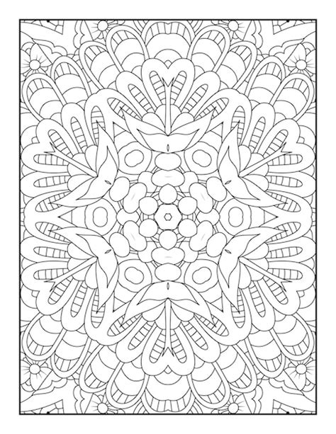 Esbozar La P Gina De Coloreado De Mandala Para Colorear Y Colorear Para