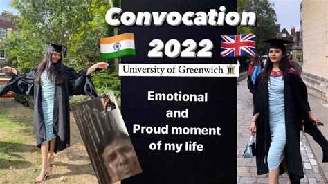 My Convocation Graduation Ceremony University Of Greenwich International Student Uk Youtube