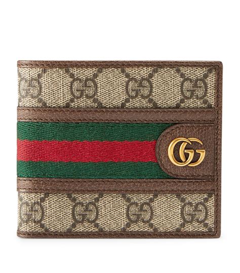 Mens Gucci Brown Ophidia Coin Wallet Harrods Uk