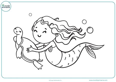 Las Mejores 114 Dibujos Sirenas Para Colorear E Imprimir