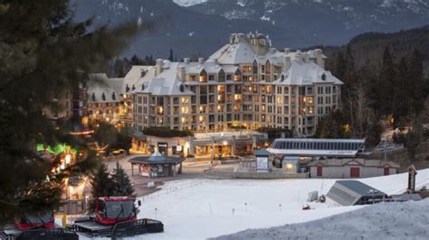 Pan Pacific Whistler Mountainside Wins Canadas Best Ski Hotel Title Tan