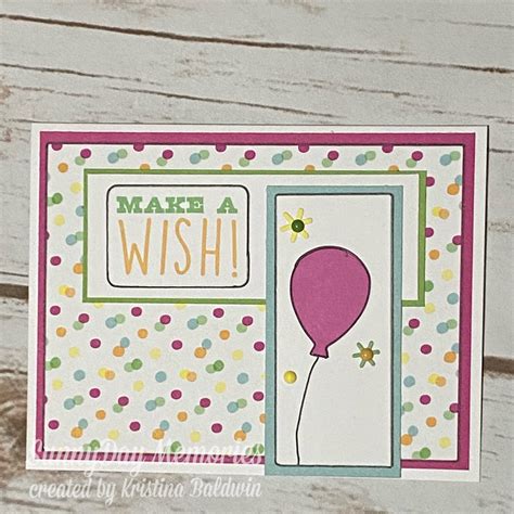 Make A Wish Birthday Card Sunnyday Memories