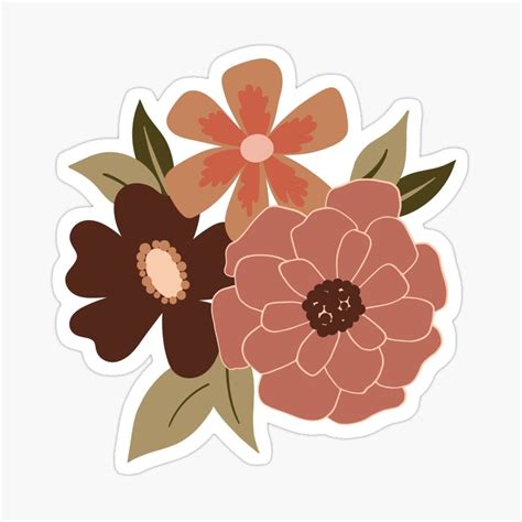 √ Tumblr Flower Stickers