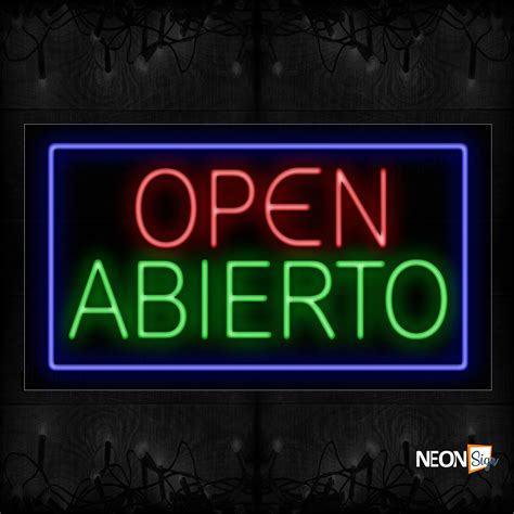 Open Letrero