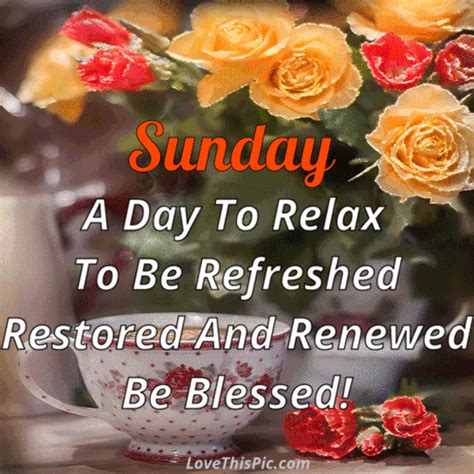 Sunday A Day To Relax Quote 