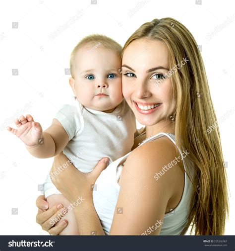 Young Mother Her Baby Daughter Happy Stock Photo 725316787 Shutterstock