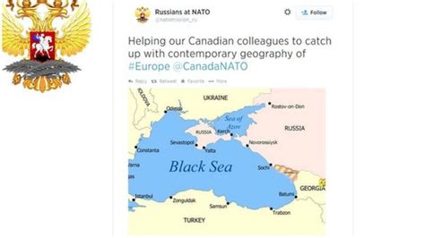 Bbctrending Canada And Russia In Twitter Fight Over Map Bbc News