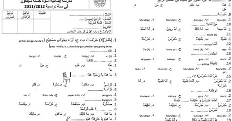 Soal uts penilaian tengah semester 2 bahasa jawa kelas 3 sumber : Soal UKK Bahasa Arab Kls 4 MI Semester 2 Kurikulum 2013 ...