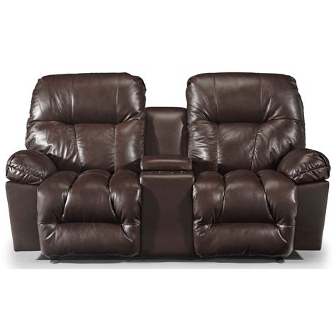Best Home Furnishings Retreat Casual Rocker Recliner Loveseat With