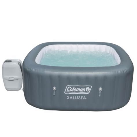 Coleman Saluspa 4 Person Inflatable Hot Tub With Ez Spa Water Treatment