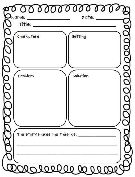 Problem And Solution Graphic Organizer 2nd Grade