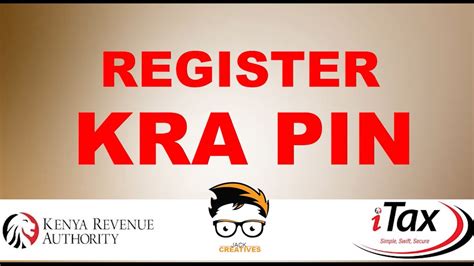 How To Register Register Kra Pin Youtube
