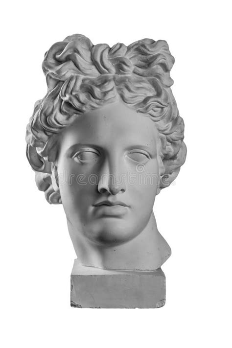 Roman Bronze Statue Apollo Head Statue Greek Mythology Ancient