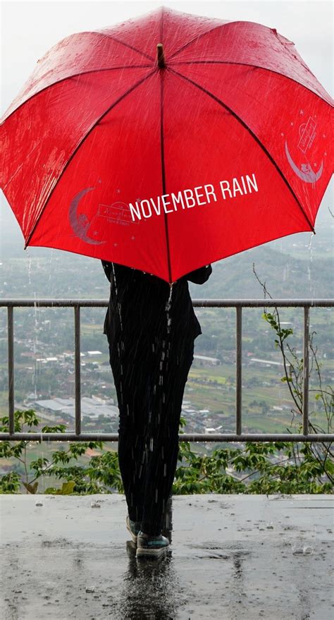 NOVEMBER RAIN | November rain, Rain, November