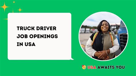 Truck Driver Job Openings in USA - LodgeXpress