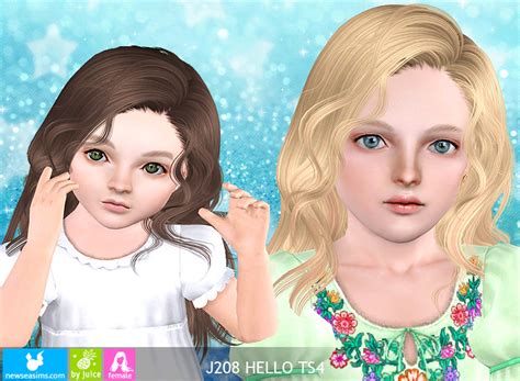 J208 Hello Hairstyle By Newsea Sims 3 Hairs
